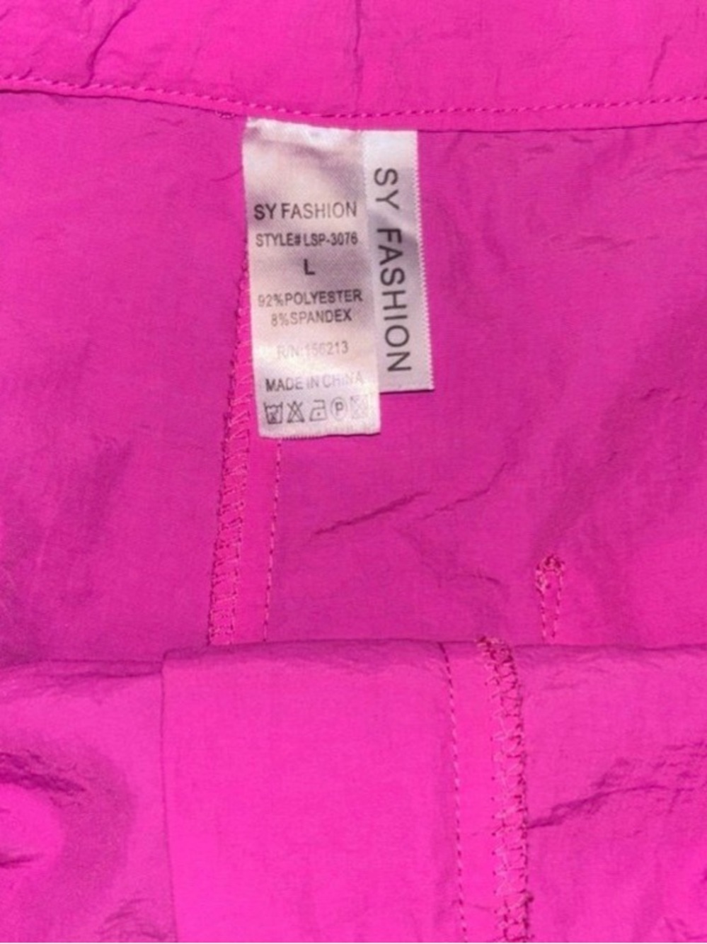 Wide Leg Cargo Pants in Hot Pink - Picture 2 of 4